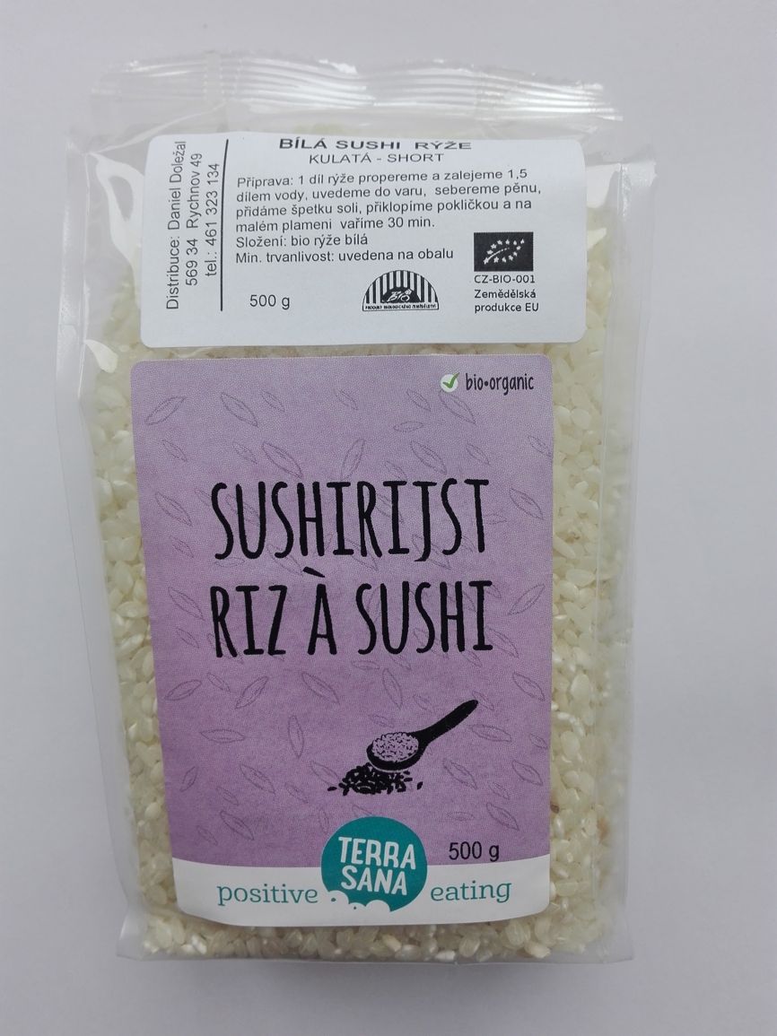 Rýže sushi bílá 500g