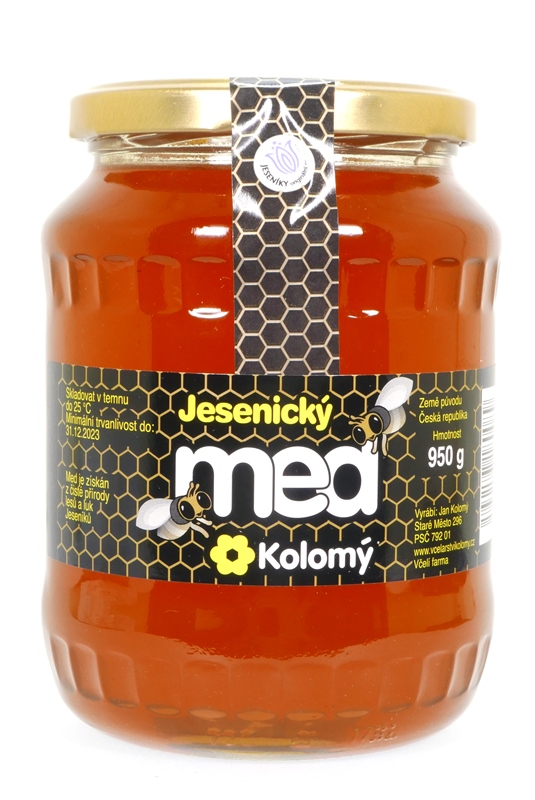 Med malinový 950g