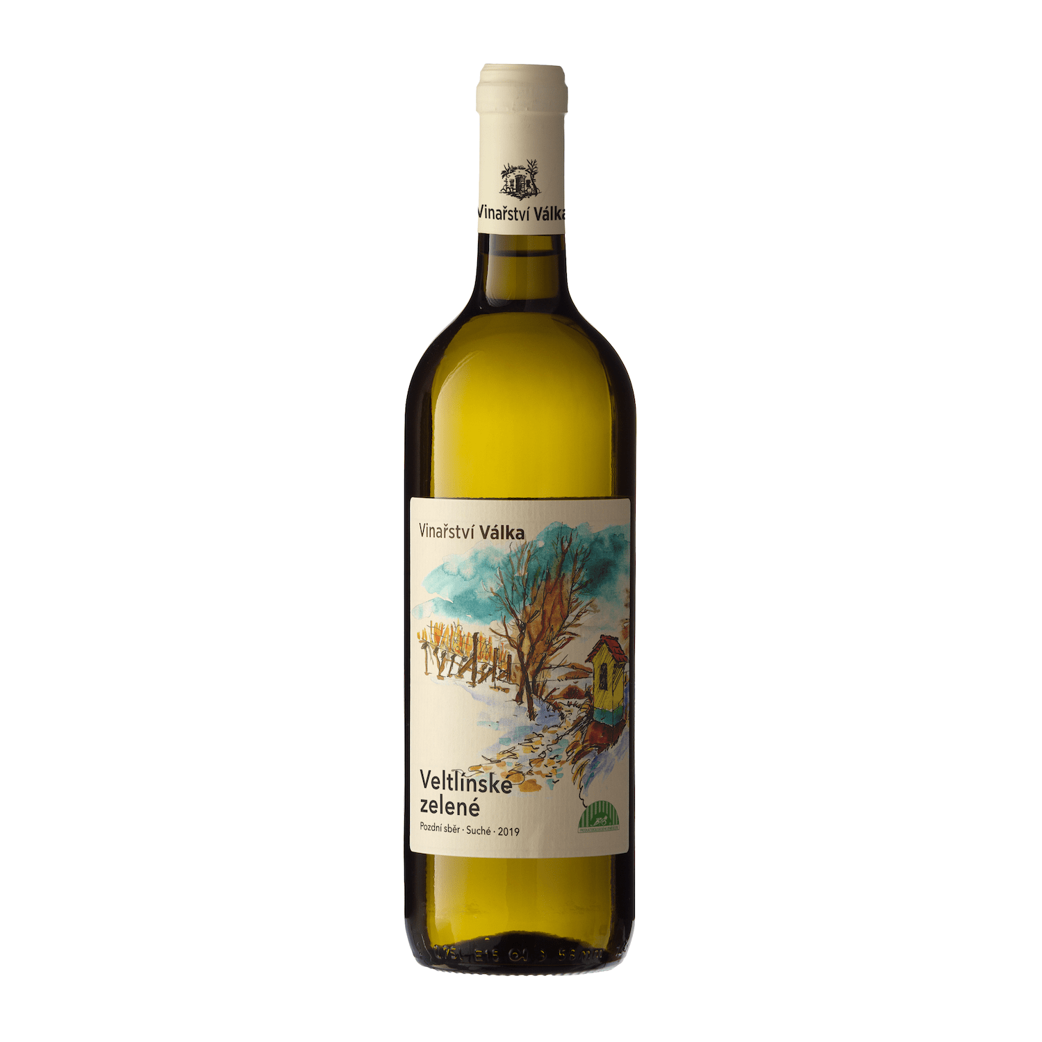 Veltlínské zelené pozdní sběr 2019 750ml BIO