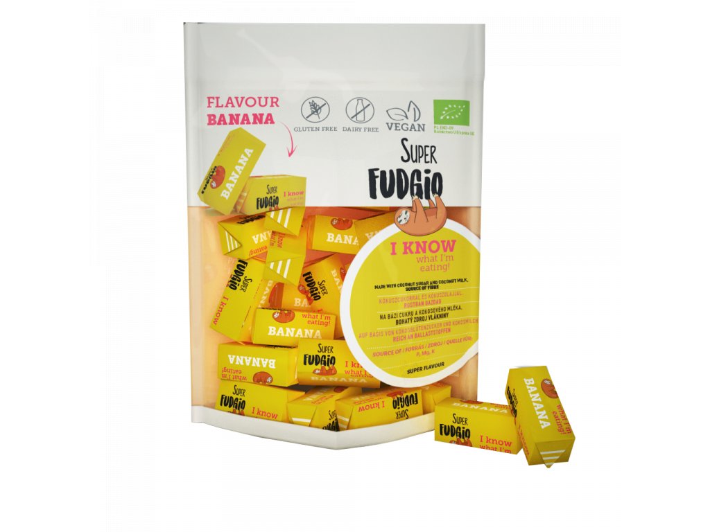 Karamelky banánové 150g BIO