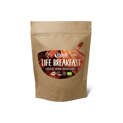 Snídaně čokoláda mandle 230g BIO, RAW