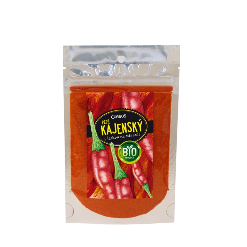 Kayenský pepř 30g BIO